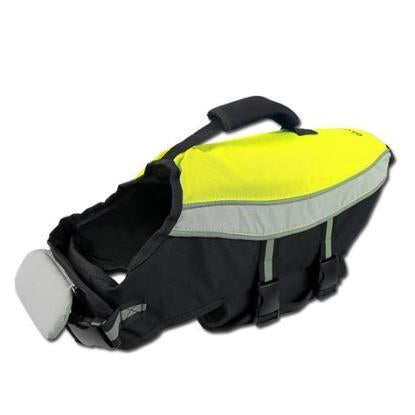Water Adventure Dog Life Jacket - Neon Yellow.