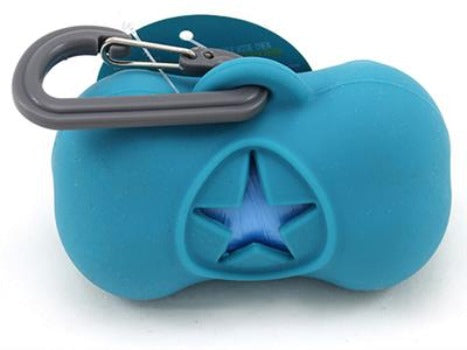 Messy Mutts Blue Waste Bag Holder