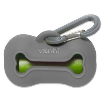 Messy Mutts Grey Waste Bag Holder