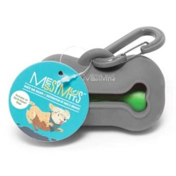 Messy Mutts Grey Waste Bag Holder