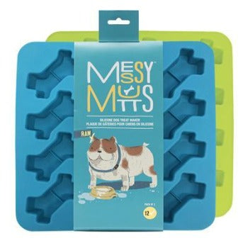 Messy Mutts Silicone Bake & Freeze Treat Makers.