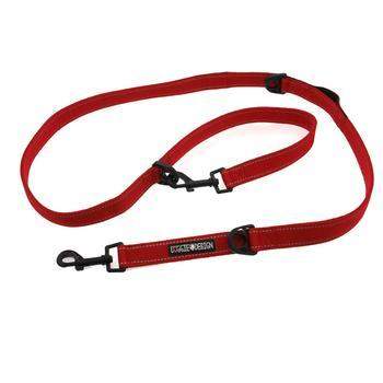 6 Way Multi-Function Dog Leash - Red.