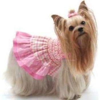 Check Please Hand-Smocked Dress.