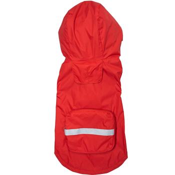Doggie Design Red Packable Dog Raincoat-Paws & Purrs Barkery & Boutique