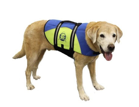 Blue & Yellow Neoprene Life Jacket.