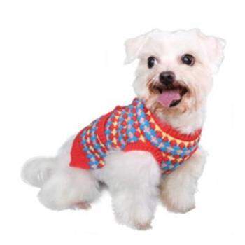 Zoe Dog Sweater - Orange.