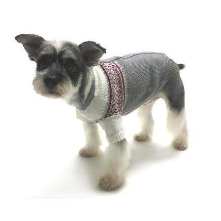 Prep School Jacquard Dog Sweater