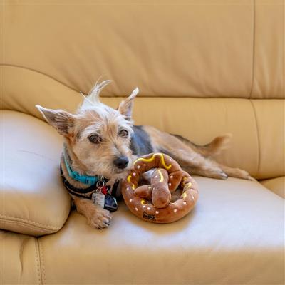 Pretzel dog clearance toy