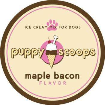 Puppy Scoops Maple Bacon Ice Cream Mix.