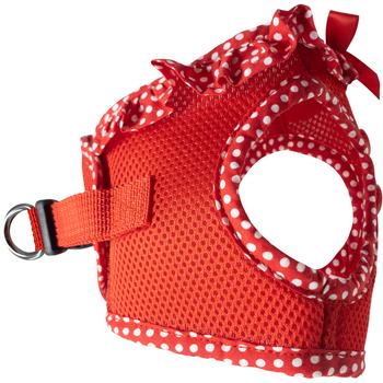 American River Choke-Free Dog Harness - Red Polka Dot