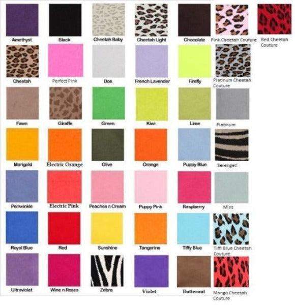 Plain Ultrasuede Leash (Many Colors).