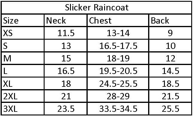 Slicker Raincoat with Striped Lining