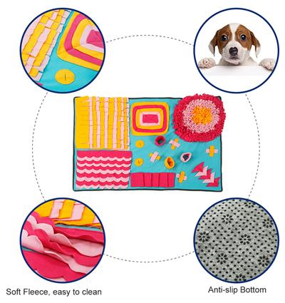 Pet Life 'Sniffer Snack' Interactive Feeding Pet Snuffle Mat-Paws & Purrs Barkery & Boutique
