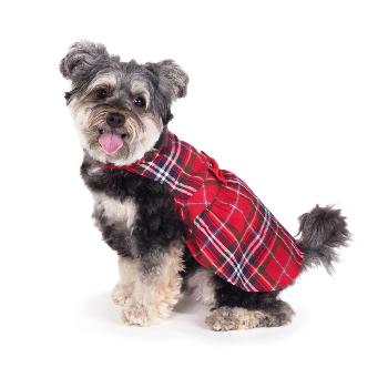 Red Plaid Dress.
