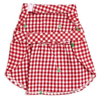 Worthy_Dog_Red_Check_Trees_Dog_Dress_Back_View