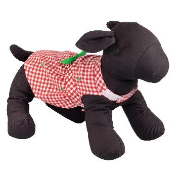 Worthy_Dog_Red_Check_Trees_Dog_Dress_Side_View