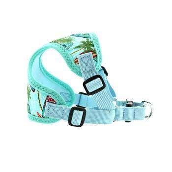 Wrap & Snap Choke Free Dog Harness - Surfboards & Palms.