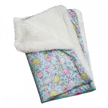 Ultra Soft Minky/Plush Funny Sheep Blanket.