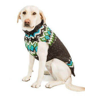 Charcoal Fairisle Sweater.
