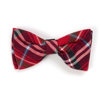 Red Plaid Bow Tie.