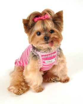 Hip Doggie Pink Stripe Cherry Tank