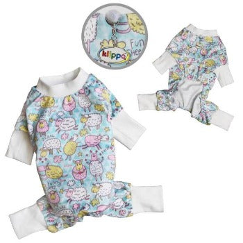 Ultra Soft Minky Funny Sheep Pajamas.