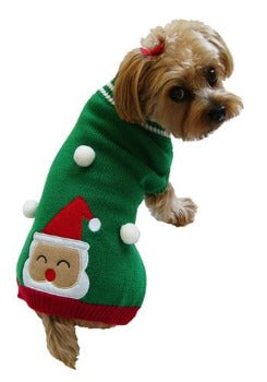 Santa in Snow Sweater.