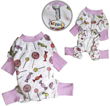 Ultra Soft Minky Sweet Candies Pajamas.