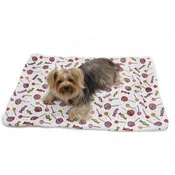 Ultra Soft Minky/Plush Sweet Candies Blanket.