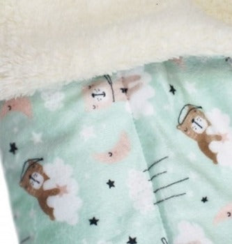 Ultra Soft Minky/Plush Bedtime Bears Blanket.