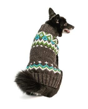 Charcoal Fairisle Sweater.