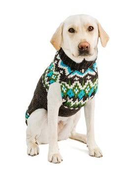 Charcoal Fairisle Sweater.