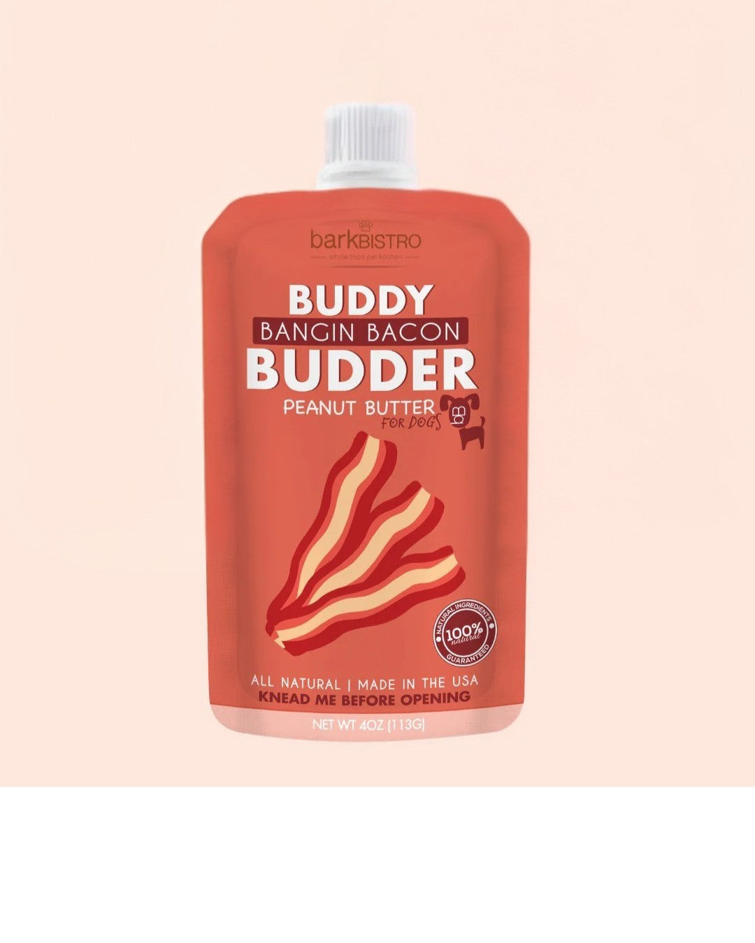 Buddy Budder - 4 oz. All Natural Dog Peanut Butter