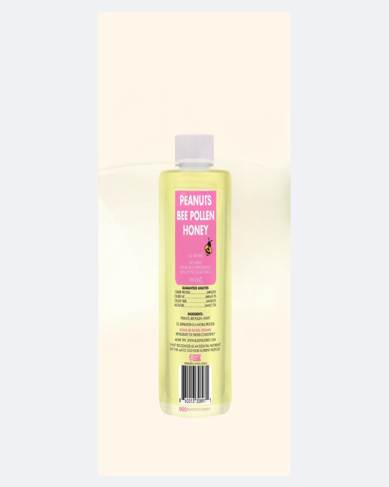 Buddy Budder - 4 oz. All Natural Dog Peanut Butter