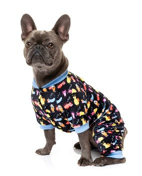 French Bulldog wearing Fuzzyard Bed Bugs Dog Pajamas