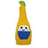 Knit Knacks Beer Bottle with Lime Dog Toy