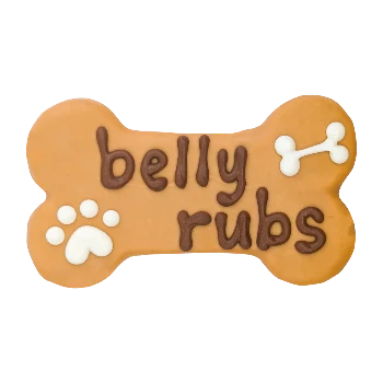 Bosco & Roxy's Belly Rubs 6" Bone Dog Treat