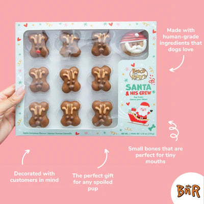 Santa & Reindeer Holiday Treat Gift Box