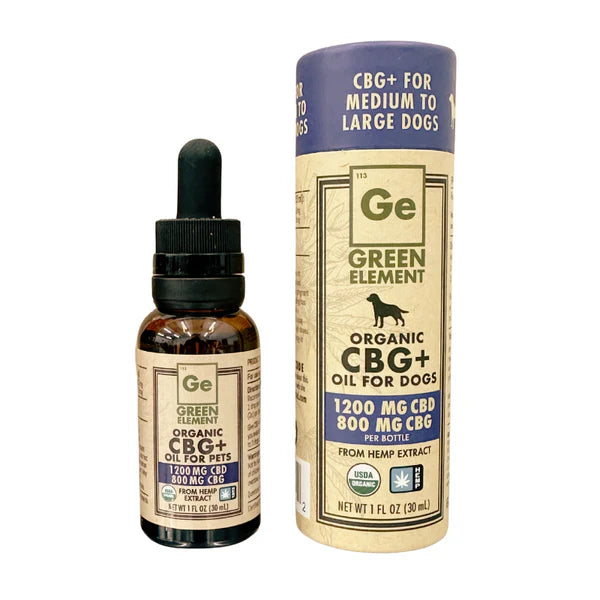 CBG+ Organic Oil for Dogs and Cats