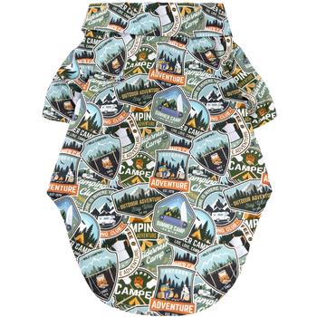 Doggie Design Hawaiian Dog Camp Shirt - Camping Adventure