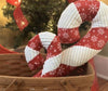 HuggleHounds Jingle All The Way Plush Candy Cane Dog Toy