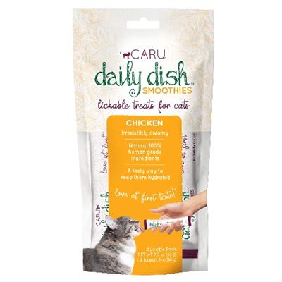 Caru Daily Dish Lickable Smoothie Chicken Cat Treats