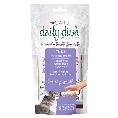 Caru Daily Dish Lickable Smoothies Tuna Cat Treats