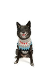 Gray Chevron Dog Sweater