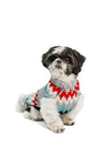 Gray Chevron Dog Sweater