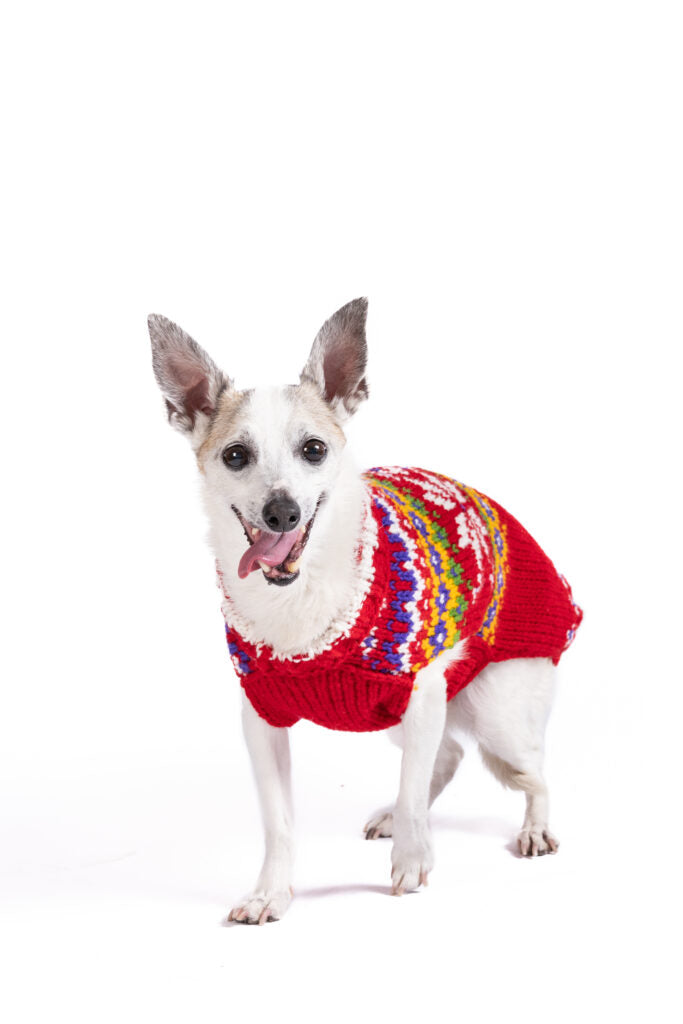 Jolly Red Fair Isle Sweater