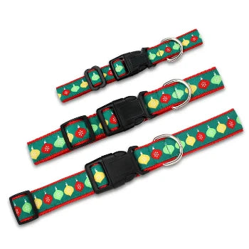 Christmas Ornaments Dog Collar & Leash Collection