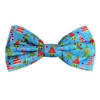Huxley & Kent Christmas Trees Dog Bow Tie