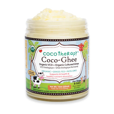 Coco-Ghee (7.5oz) - USDA Certified Organic Coconut Oil with Organic Cultured Ghee