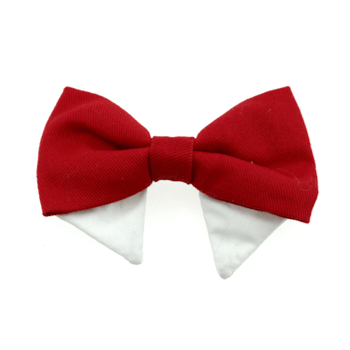 Doggie Design Solid Red Dog Bow Tie